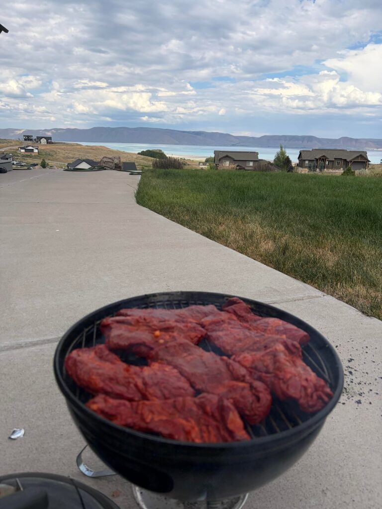 Smokey Joe, carne asada, and a beautiful view. Sometimes the best nights are the simplest ones.