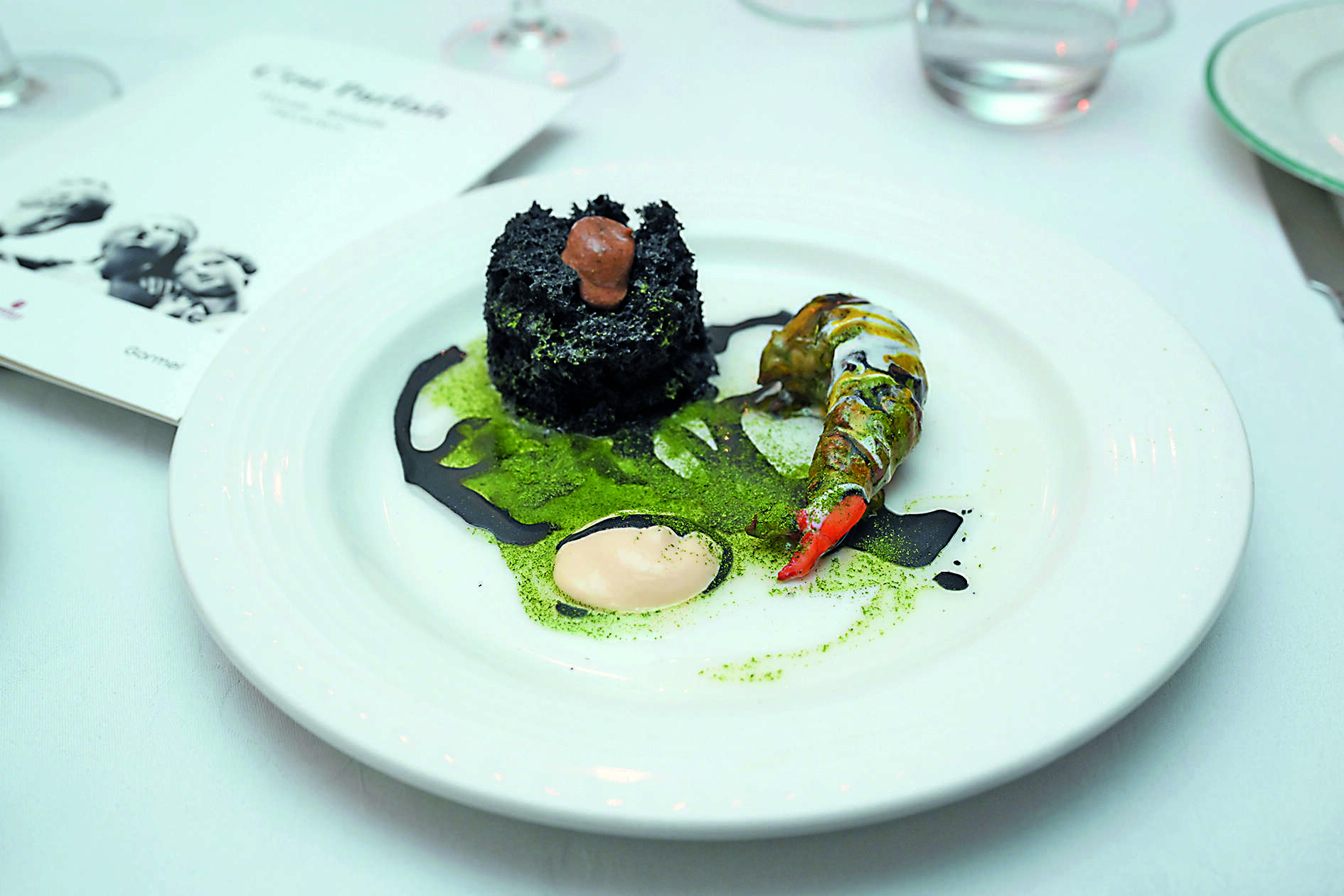 Sunderban prawn,sponge and artistry on the plate P3_SS_DSC_9020