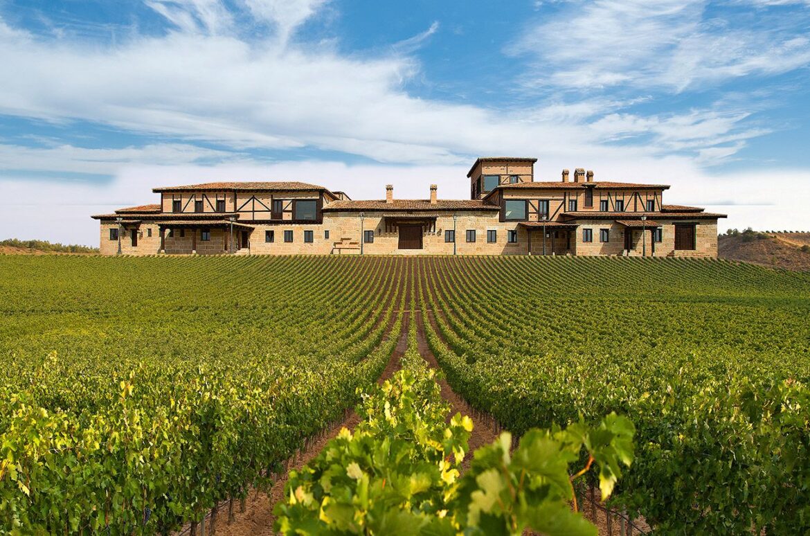 Explore Spain with Pata Negra The Pata Negra winery – a building and some vines