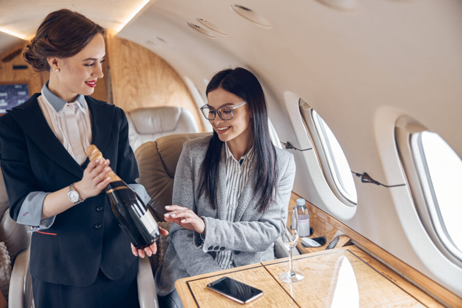 best airline wine