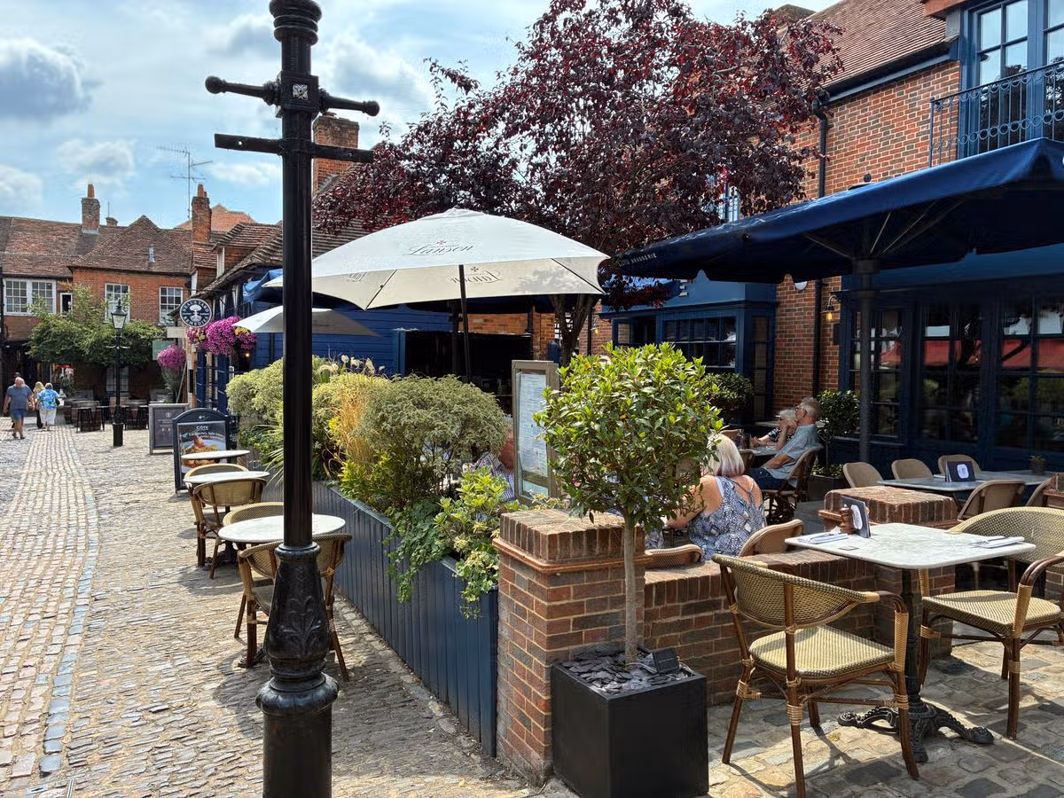 Côte Brasserie in Farnham is beautiful 