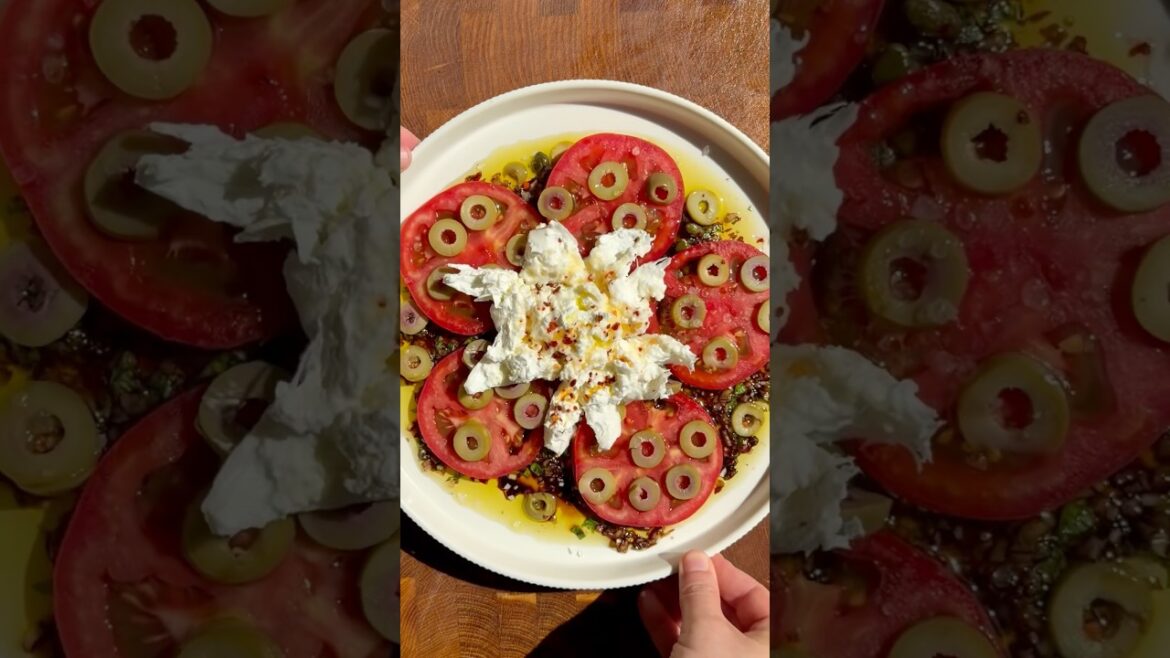 Tomato Burrata Carpaccio Tomato Burrata Carpaccio