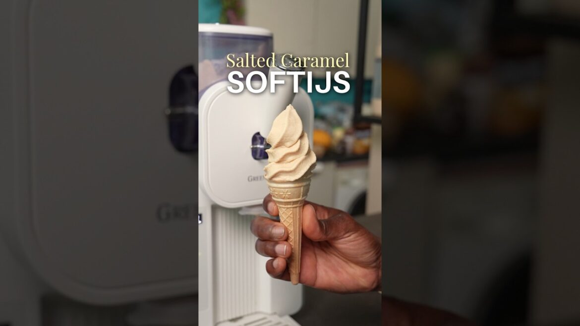 Salted Caramel Softijs – voor in de Greenpan Frost machine Salted Caramel Softijs - voor in de Greenpan Frost machine