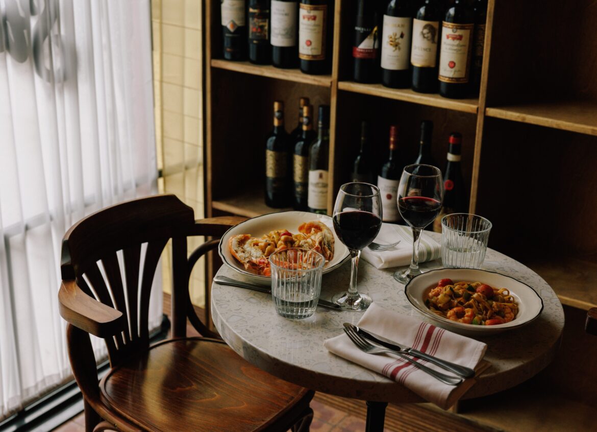 This Miami neighborhood just got the most charming Italian osteria a charming Italian restaurant table spread