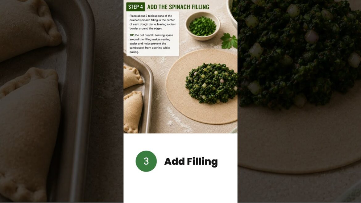 Baked Spinach Sambousek #recipe #recipes #mediterraneanfood #snacks #diet #vegetarian #healthyfood