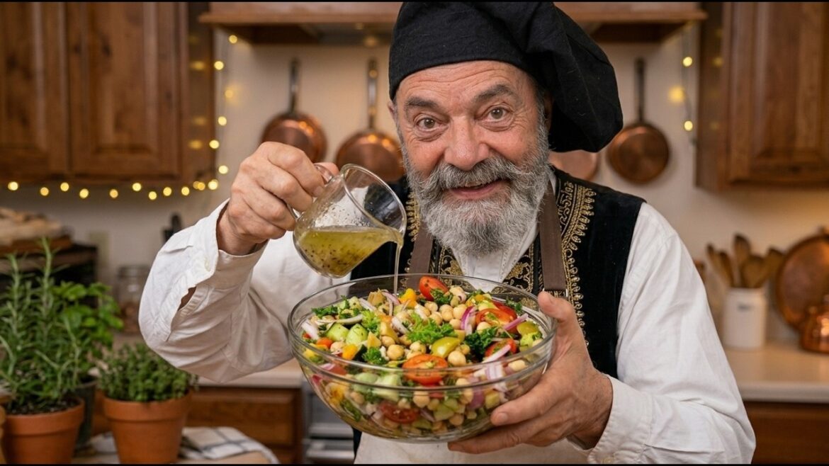 The Best Mediterranean Chickpea Salad Recipe Ever Make (The Sardinian Way)