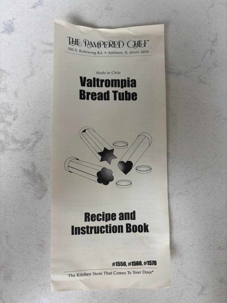 Pampered Chef Recipe 1996