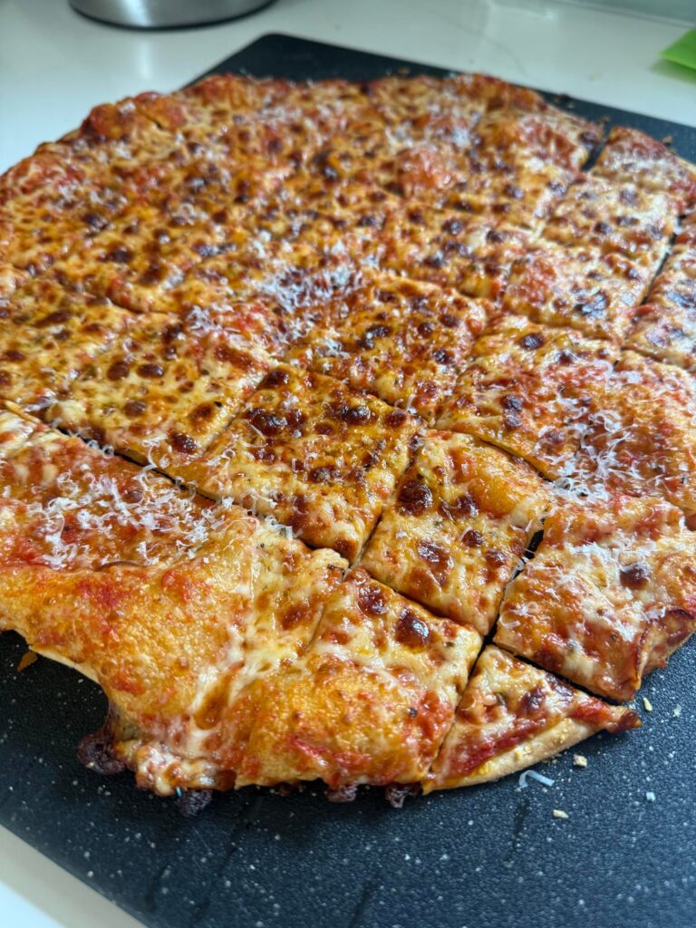 Chicago cheese pizza [homemade]