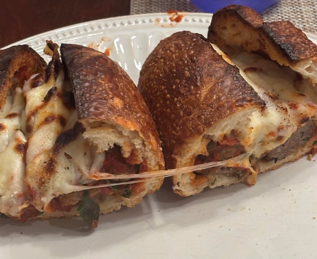 Homemade Meatball Sub