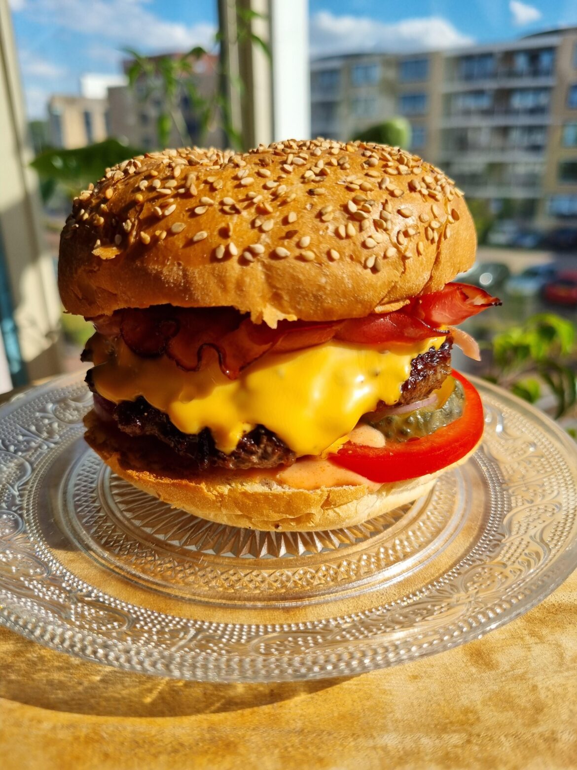 Bacon cheeseburger