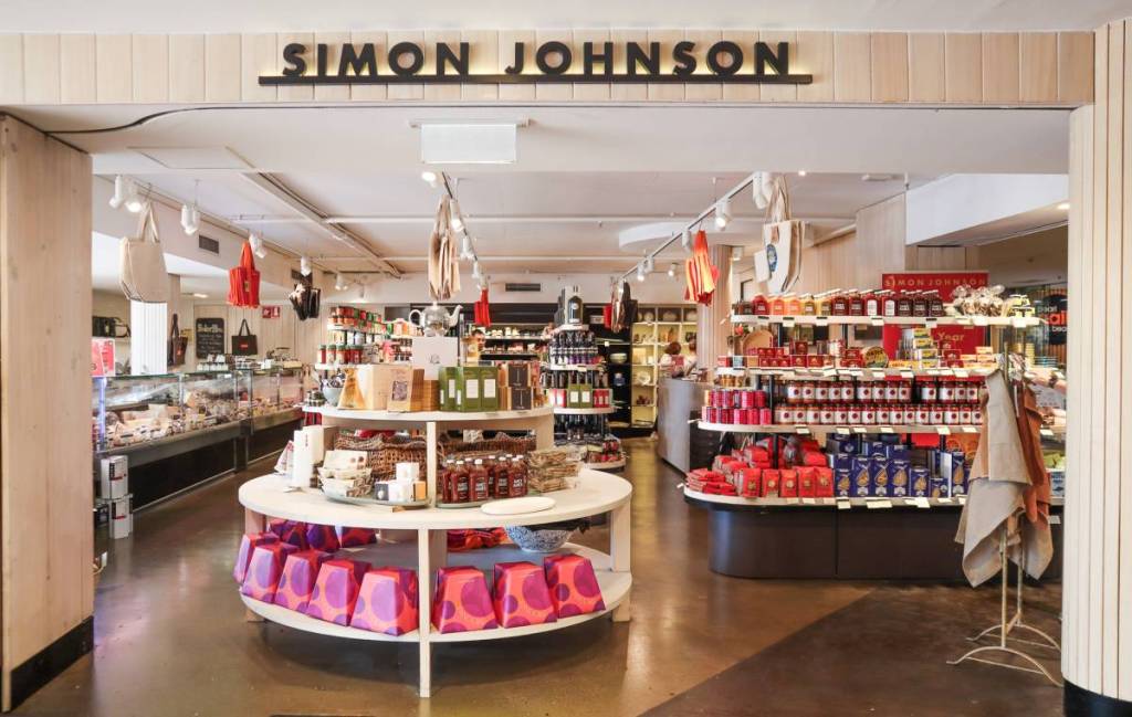 exterior of shopfront of Simon Johnson