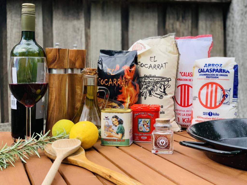 a selection of spanish grocery products from Hispanic pantry