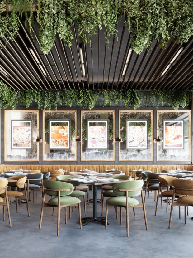 A rendering of the interior of Tonno Nero, which is coming to Fort Lauderdale this Fall. (Marina Fiore/Courtesy)