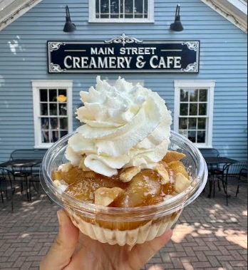 Main Street Creamery & Cafe created a sundae for Aug. 5-15 when William Shakespeare's "The Winter's Tale" is being performed outdoors nearby. (Courtesy)
