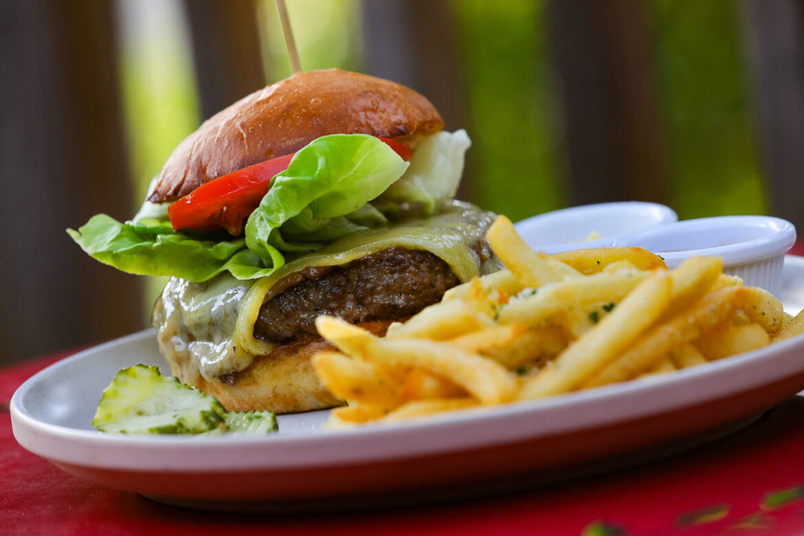 Inside The Porch Kitchen, a Tucked-Away Sebastopol Favorite Burger at The Porch Kitchen in Sebastopol