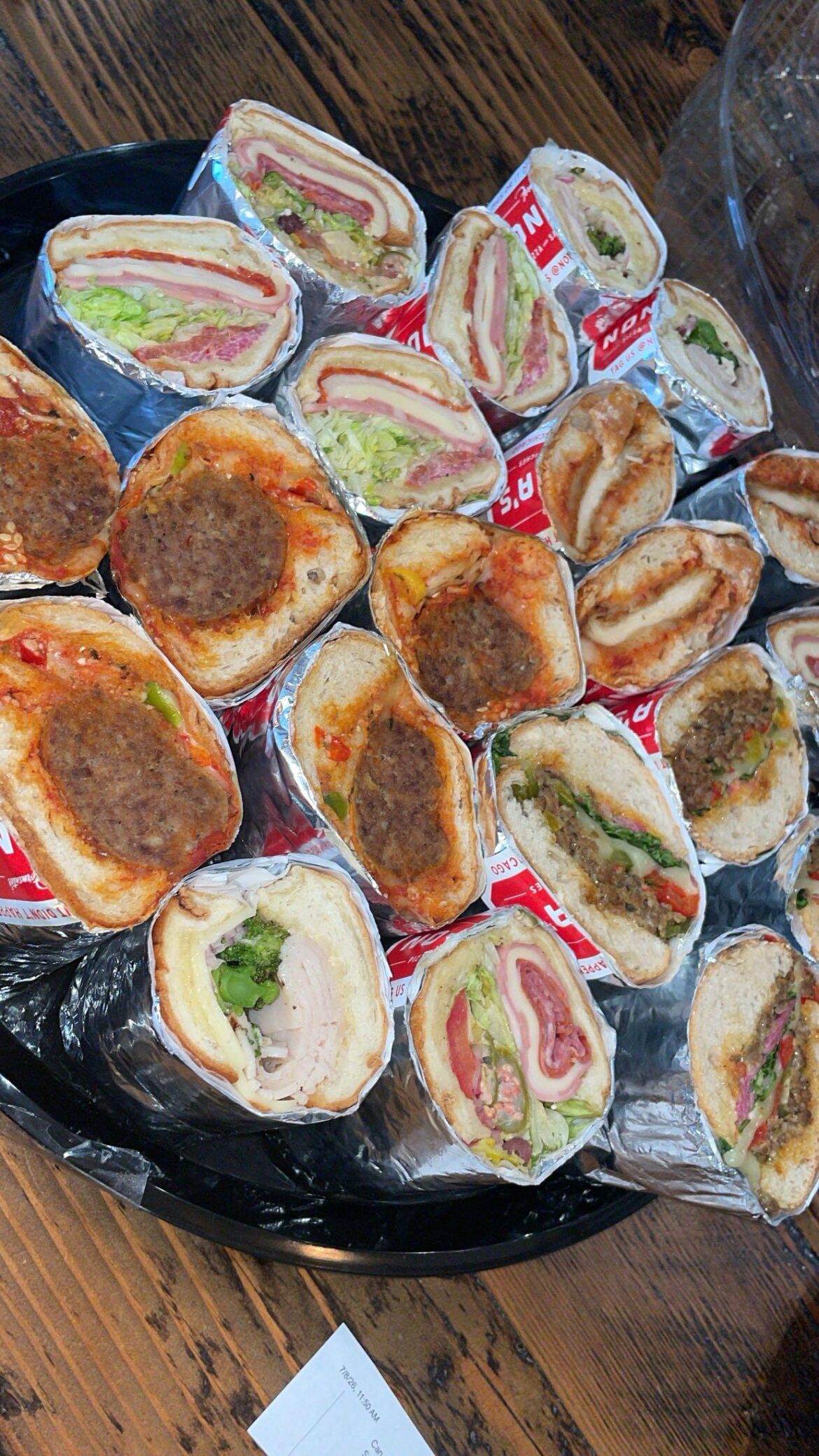 Italian sandwich platter 🥪