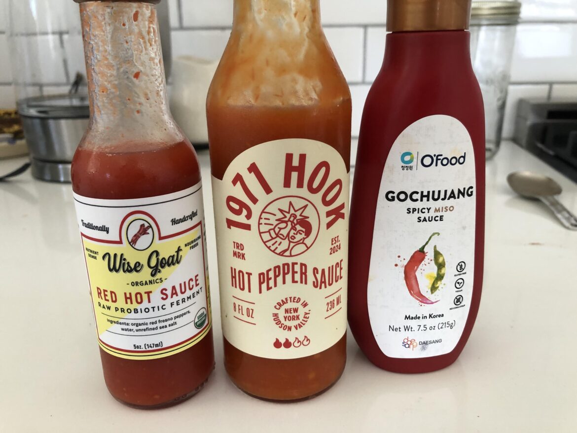 My three latest sauces My three latest sauces