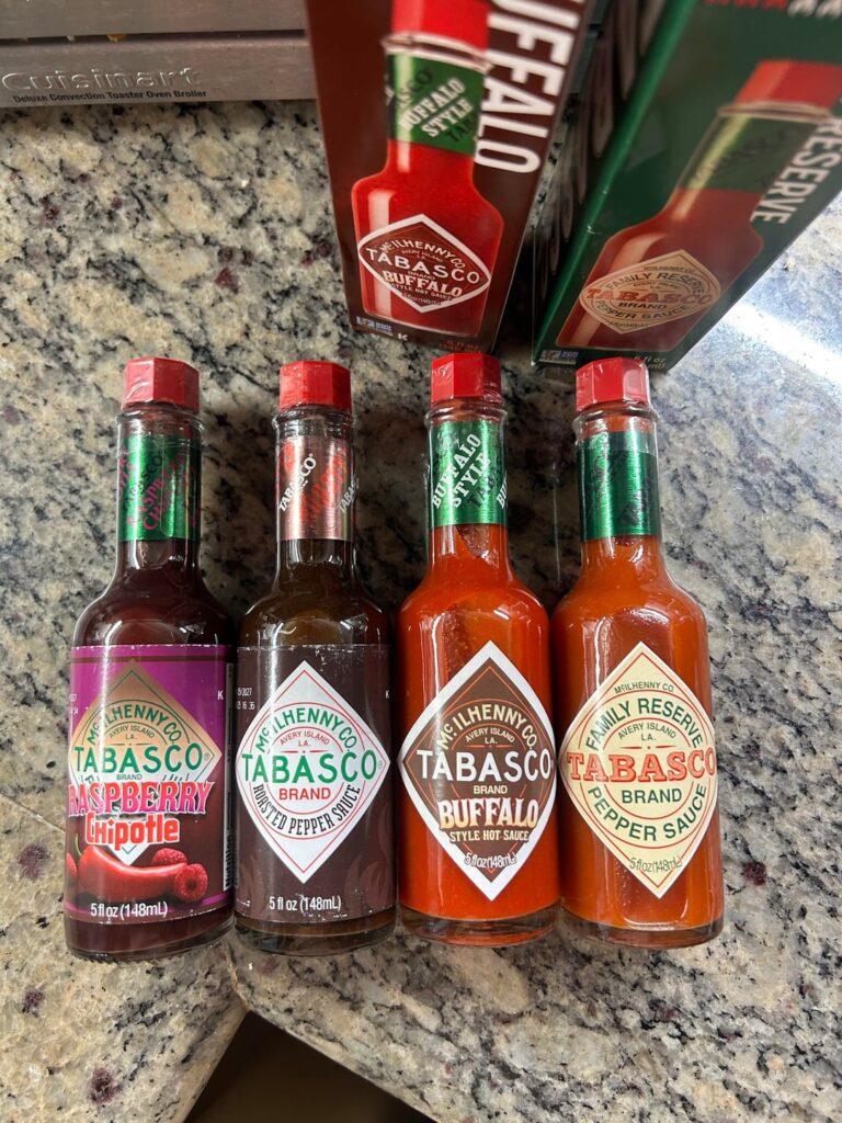 One step closer to completing the Tabasco line One step closer to completing the Tabasco line