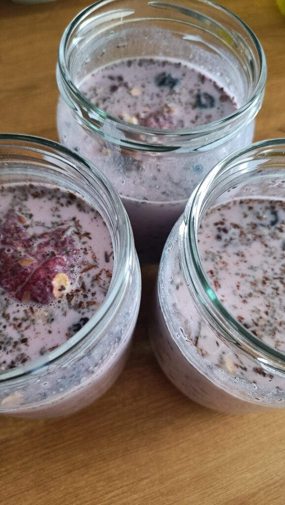 MWF Breakfast Oatmeal prep
