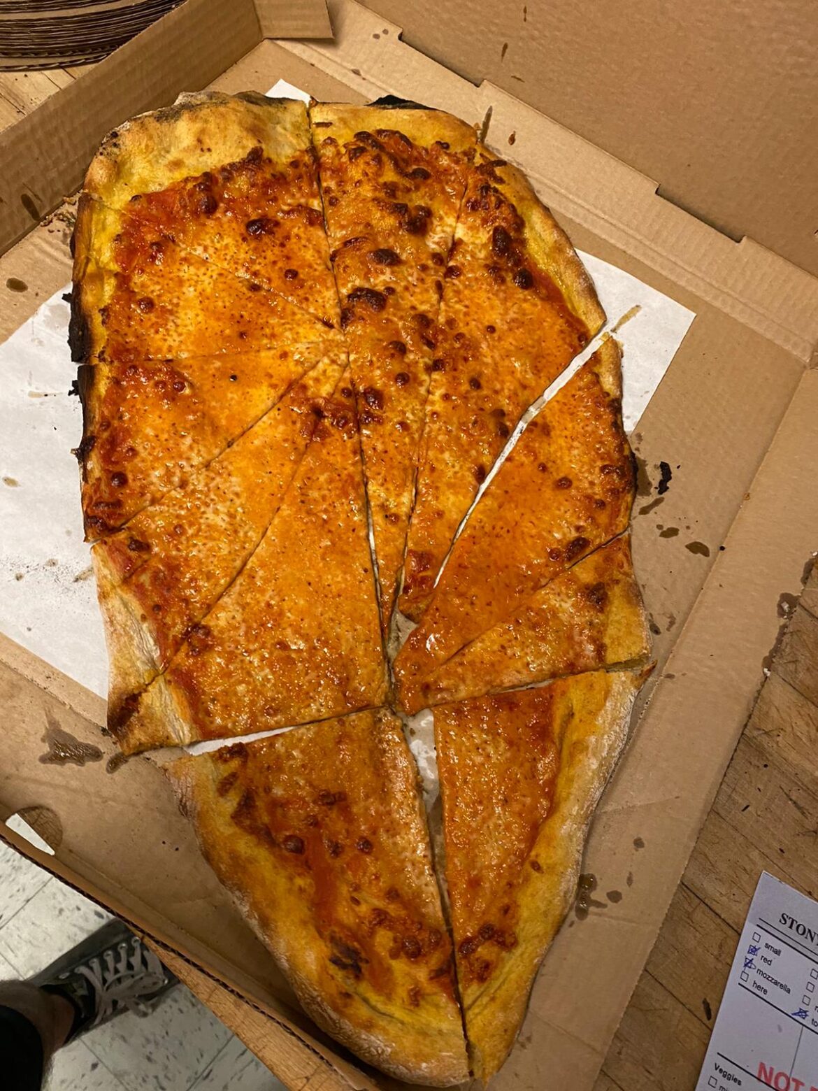 Pizza crime committed by my old coworker