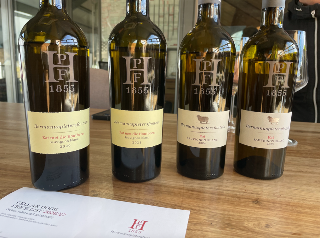 SA’s vineyards are shrinking. Sauvignon Blanc is not A recent vertical of Hermanuspietiersfontein's aged and wooded Sauvignon Blanc, named Kat. Once synonymous with affordable supermarket whites, Sauvignon Blanc is increasingly establishing itself as one of SA’s most exciting premium wine categories.