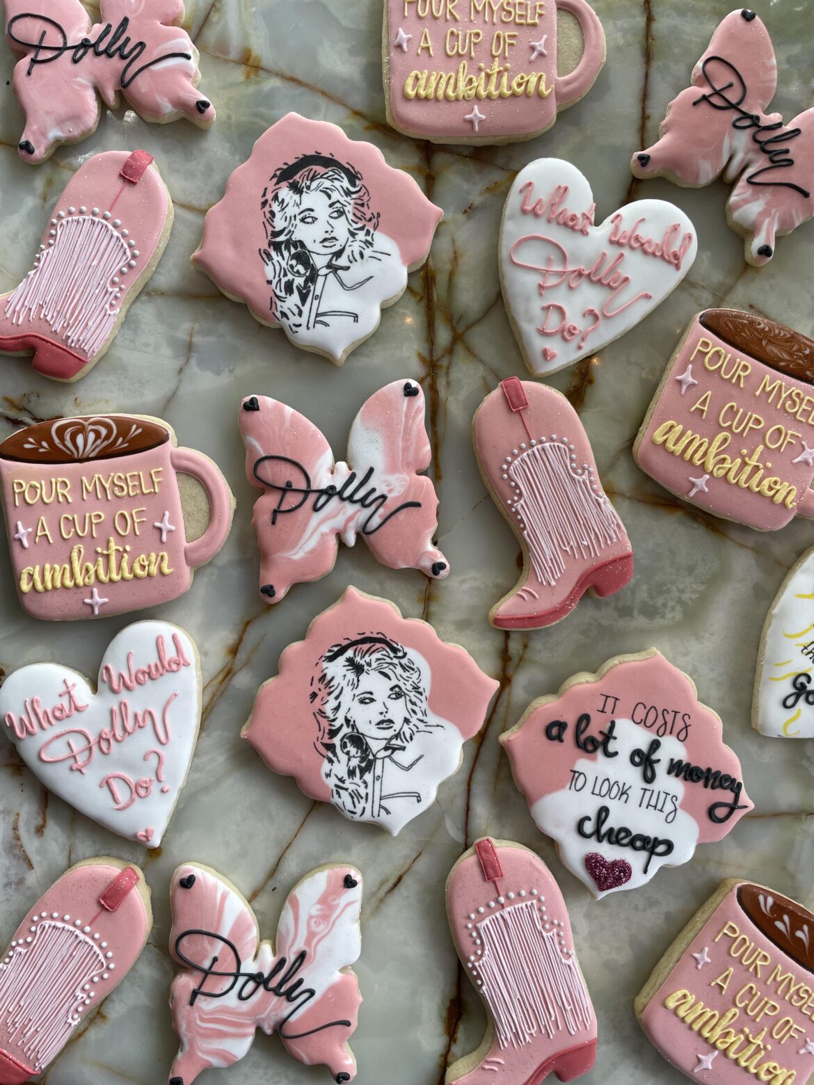 Dolly Parton tribute cookies