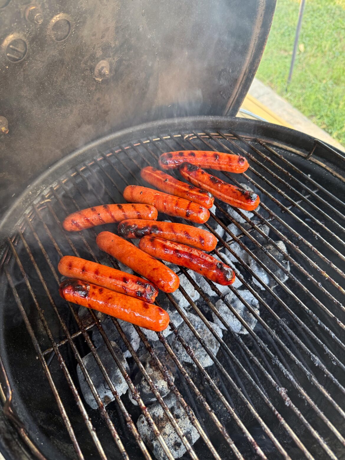 What’s your preferred level of char on a hotdog?