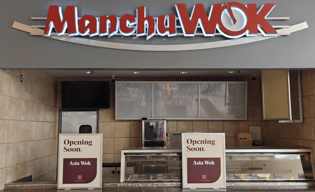 Asia Wok took over from Manchu Wok in Post Oak Mall. (Rhett Brady/Community Impact)