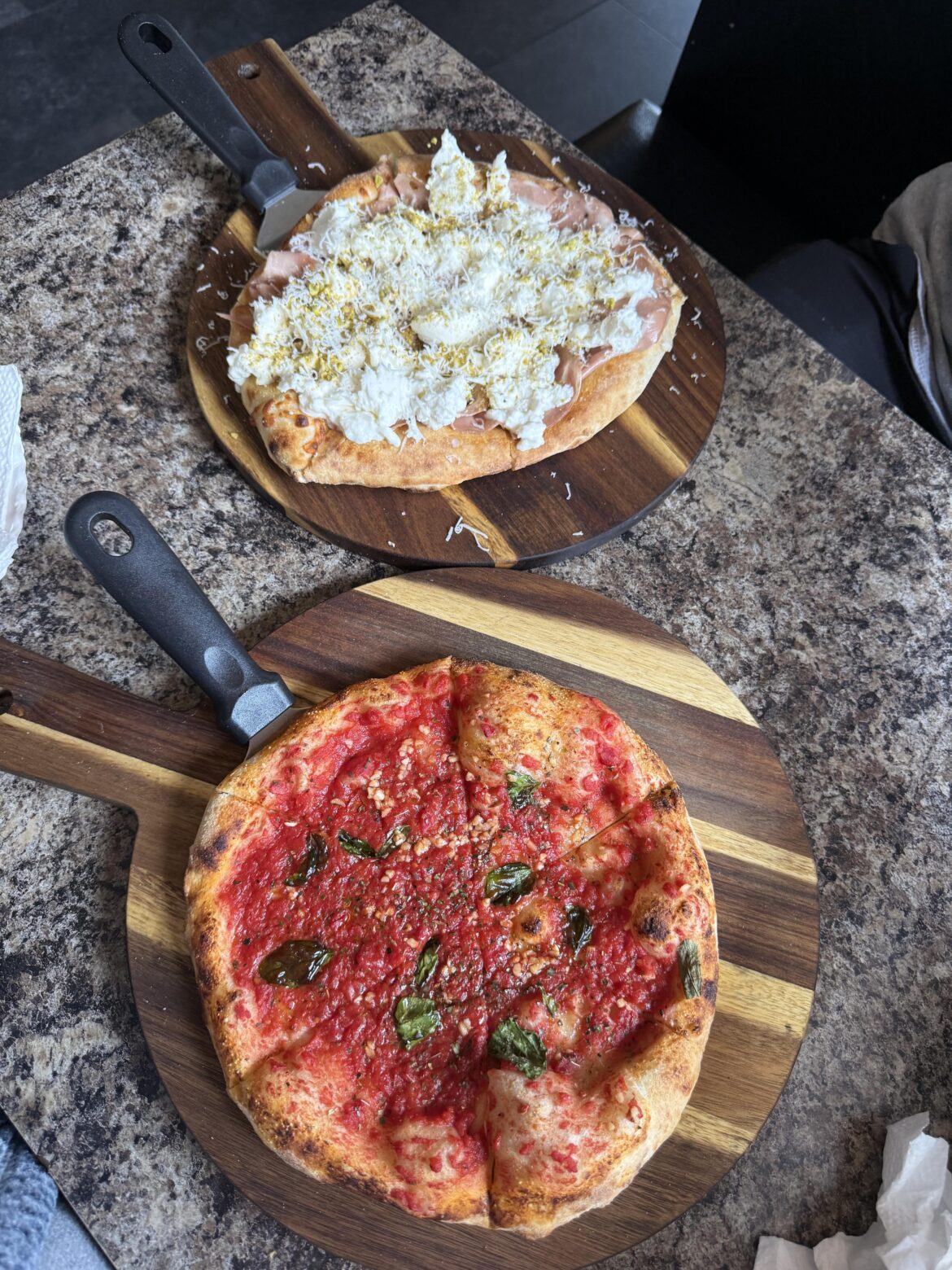 Snowball Pizza & Marinara Pizza