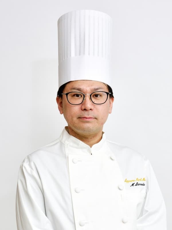 Makoto Sanada, head chef of terrace restaurant Piare