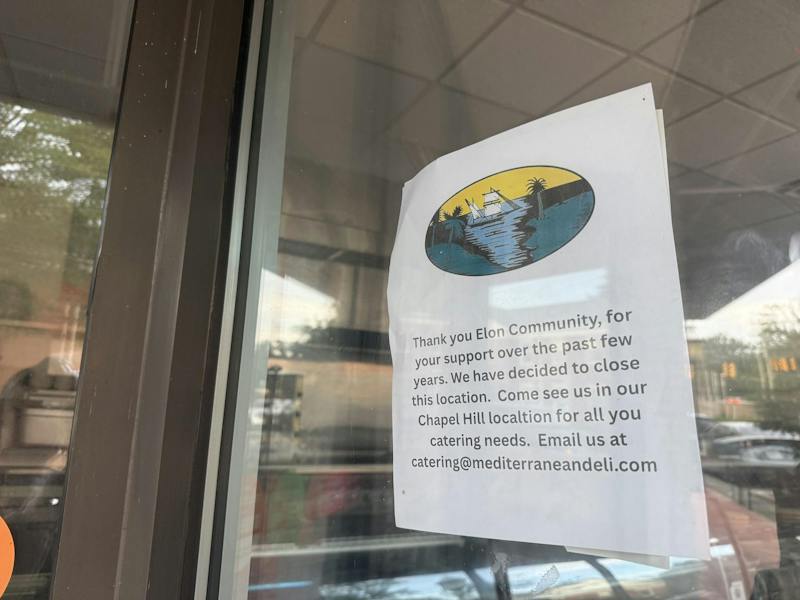 Second downtown Elon restaurant announces closure Second downtown Elon restaurant announces closure