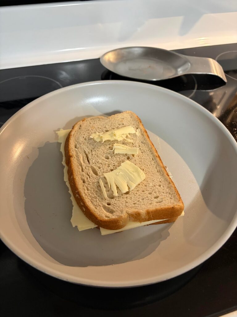 Drunk grilled cheese