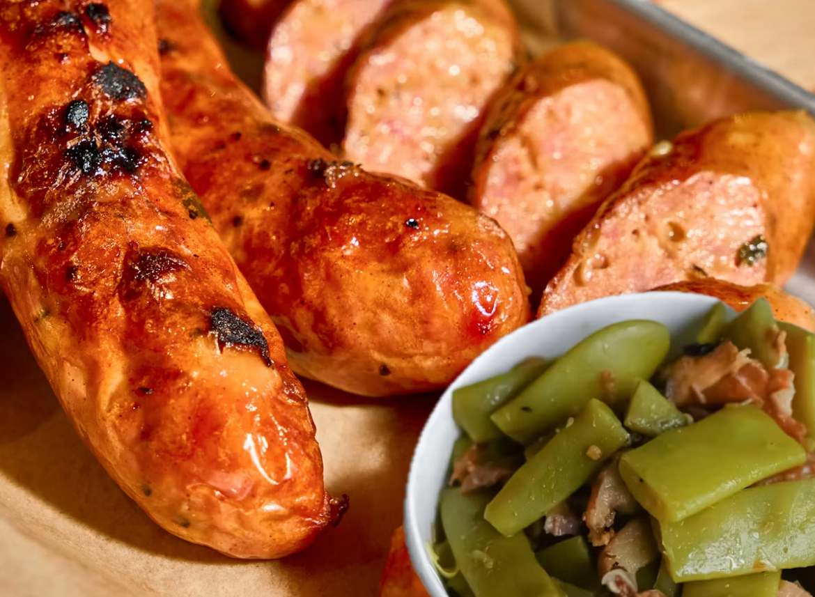 5 BBQ Chains With the Best Smoked Sausage and Green Beans, According to Diners 5 BBQ Chains With the Best Smoked Sausage and Green Beans, According to Diners