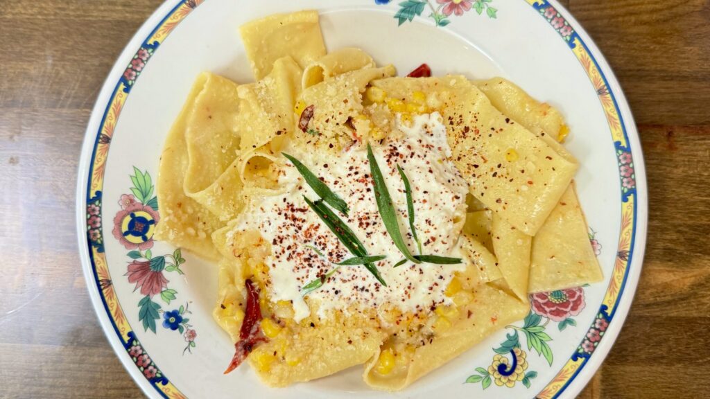 Pasta on a plate
