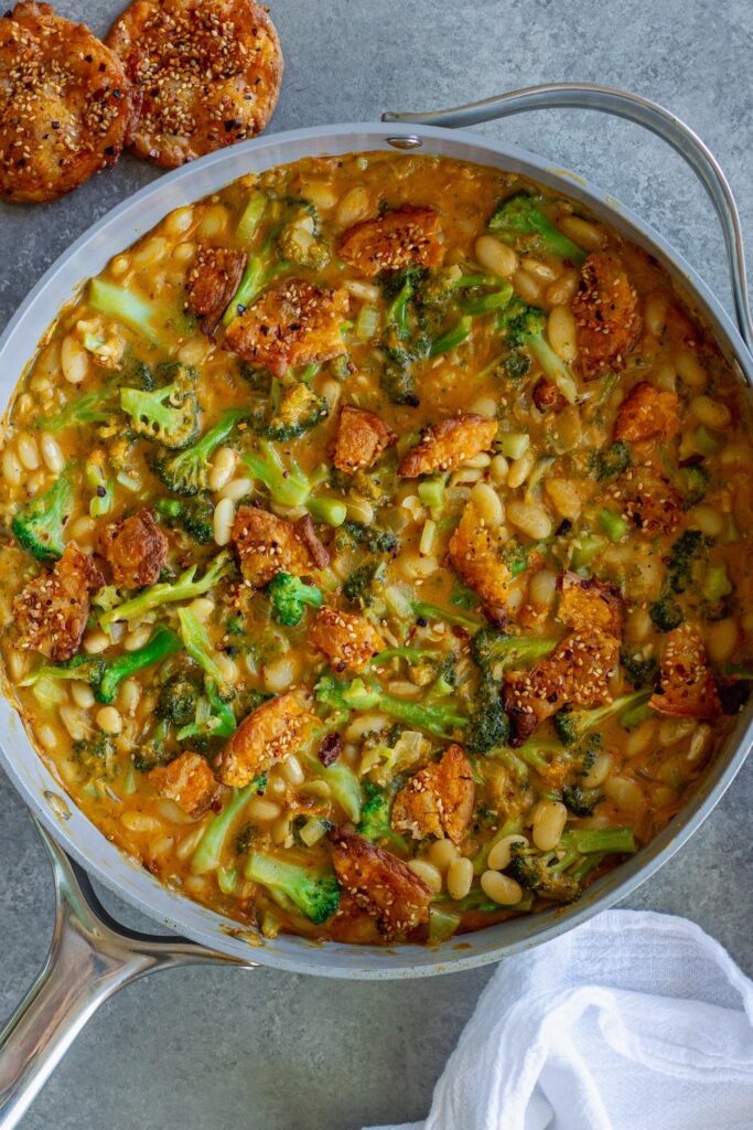Skillet Broccoli Chz Beans Skillet Broccoli Chz Beans