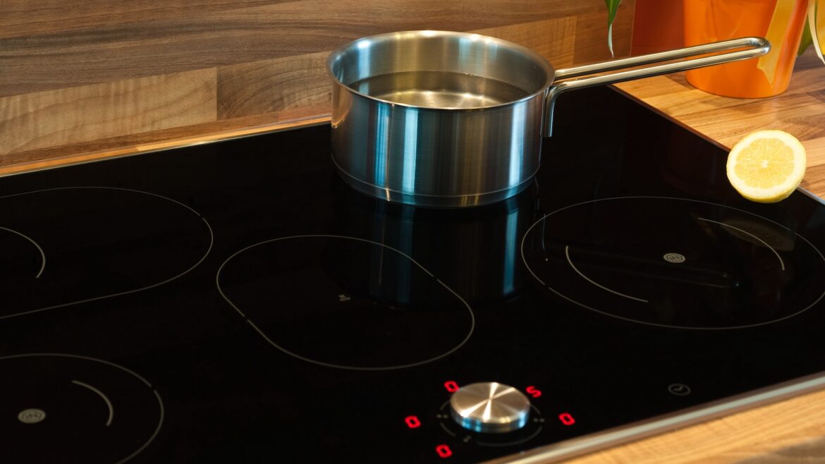 Australian cook cries ‘induction sucks,’ cooking community pushes back A pot with water on an electric stovetop, next to a sliced lemon and a potted plant.