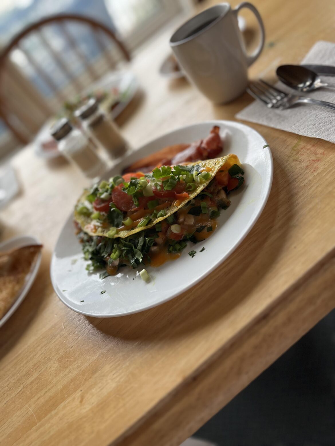 Loaded omelette