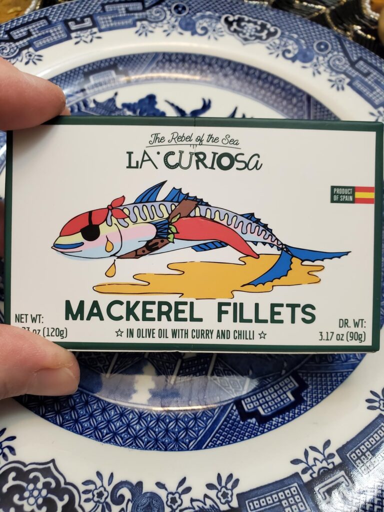 La Curiosa mackerel fillets with curry and chili La Curiosa mackerel fillets with curry and chili