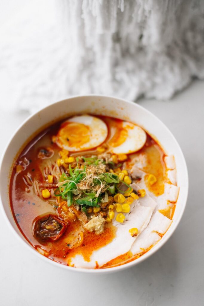 Made two types of miso ramen: Classic and Spicy