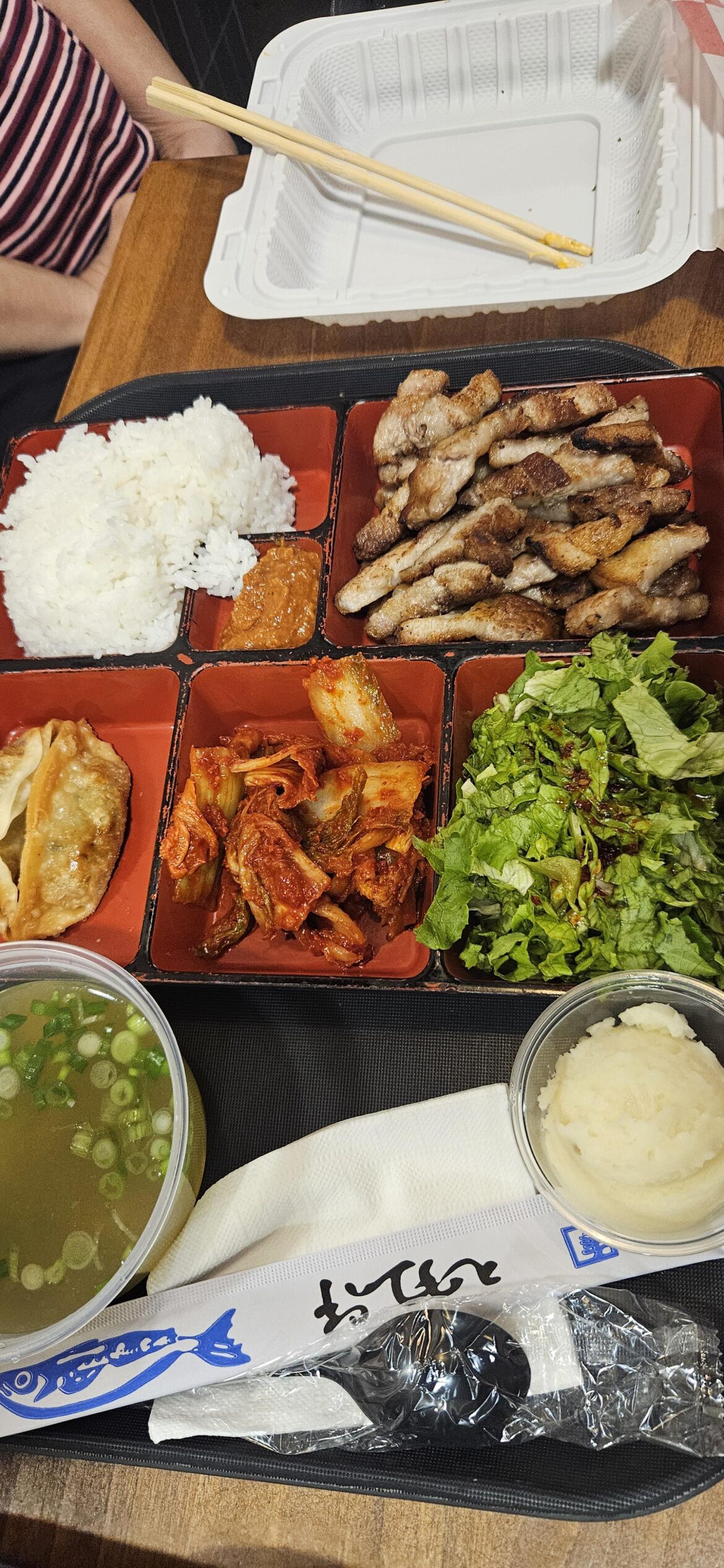 Yummy Pork Belly Bento Box