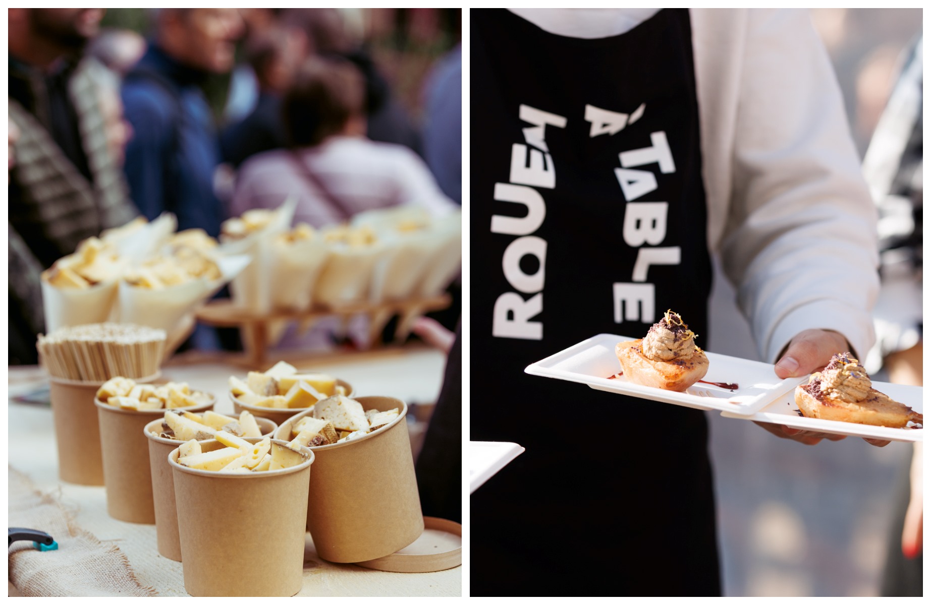 Local producers fill Rouen’s historic centre with cheese, seafood, charcuterie and other regional specialities during the Fête du Ventre. ©David Morganti